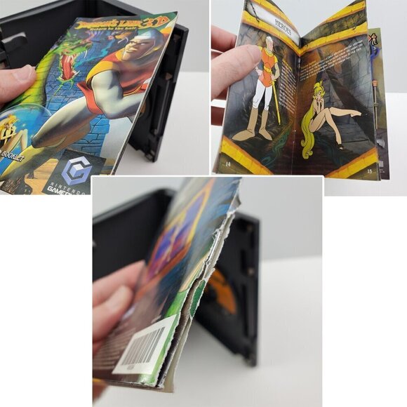 Dragon's Lair 3D Return To Nintendo GameCube Video Game w/ Manual Tested 2001 - Picture 6 of 10